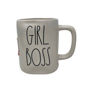 Rae Dunn GIRL BOSS Mug Original Ceramic Stoneware 16 oz Coffee Cup RD Kitchen
